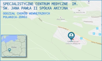 ODDZIAŁ CHORÓB WEWNĘTRZNYCH - SPECJALISTYCZNE CENTRUM MEDYCZNE  IM. ŚW. JANA PAWŁA II SPÓŁKA AKCYJNA - UL. JANA PAWŁA II 2,  POLANICA-ZDRÓJ