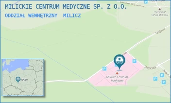 ODDZIAŁ WEWNĘTRZNY - MILICKIE CENTRUM MEDYCZNE SP. Z O.O. W RESTRUKTURYZACJI - UL. GRZYBOWA 1,  MILICZ