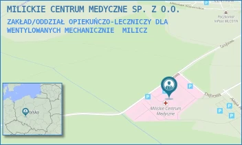 ZAKŁAD/ODDZIAŁ OPIEKUŃCZO-LECZNICZY DLA WENTYLOWANYCH MECHANICZNIE - MILICKIE CENTRUM MEDYCZNE SP. Z O.O. W RESTRUKTURYZACJI - UL. GRZYBOWA 1,  MILICZ