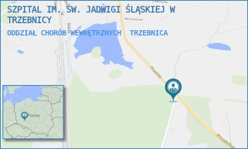 ODDZIAŁ CHORÓB WEWNĘTRZNYCH - SZPITAL IM. ŚW. JADWIGI ŚLĄSKIEJ W TRZEBNICY - UL. PRUSICKA 53-55,  TRZEBNICA