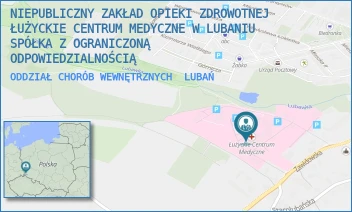 ODDZIAŁ CHORÓB WEWNĘTRZNYCH - NIEPUBLICZNY ZAKŁAD OPIEKI ZDROWOTNEJ ŁUŻYCKIE CENTRUM MEDYCZNE W LUBANIU SPÓŁKA Z OGRANICZONĄ ODPOWIEDZIALNOŚCIĄ - UL. ZAWIDOWSKA 4,  LUBAŃ