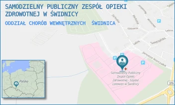 ODDZIAŁ CHORÓB WEWNĘTRZNYCH - SAMODZIELNY PUBLICZNY ZESPÓŁ OPIEKI ZDROWOTNEJ W ŚWIDNICY - UL. LEŚNA 27-29,  ŚWIDNICA