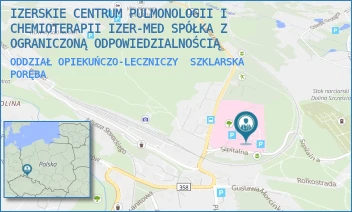 ODDZIAŁ OPIEKUŃCZO-LECZNICZY - IZERSKIE CENTRUM PULMONOLOGII I CHEMIOTERAPII IZER-MED SPÓŁKA Z OGRANICZONĄ ODPOWIEDZIALNOŚCIĄ - UL. SZPITALNA 1,  SZKLARSKA PORĘBA