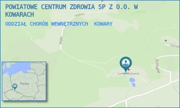 ODDZIAŁ CHORÓB WEWNĘTRZNYCH - POWIATOWE CENTRUM ZDROWIA SP Z O.O. W KOWARACH - UL. SANATORYJNA 15,  KOWARY