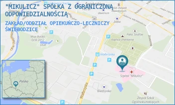 ZAKŁAD/ODDZIAŁ OPIEKUŃCZO-LECZNICZY - "MIKULICZ" SPÓŁKA Z OGRANICZONĄ ODPOWIEDZIALNOŚCIĄ - UL. M.SKŁODOWSKIEJ-CURIE 3-7,  ŚWIEBODZICE