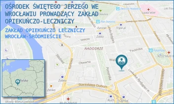 ZAKŁAD OPIEKUŃCZO LECZNICZY - OŚRODEK ŚWIĘTEGO JERZEGO WE WROCŁAWIU PROWADZĄCY ZAKŁAD OPIEKUŃCZO-LECZNICZY - UL. LUDWIKA RYDYGIERA 22-28,  WROCŁAW-ŚRÓDMIEŚCIE