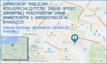 ZAKŁAD/ODDZIAŁU OPIEKUŃCZO-LECZNICZY - SAMODZIELNY PUBLICZNY WIELOSPECJALISTYCZNY ZAKŁAD OPIEKI ZDROWOTNEJ MINISTERSTWA SPRAW WEWNĘTRZNYCH I ADMINISTRACJI W BYDGOSZCZY - MARKWARTA 4-6,  BYDGOSZCZ