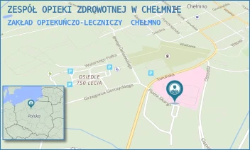 ZAKŁAD OPIEKUŃCZO-LECZNICZY - ZESPÓŁ OPIEKI ZDROWOTNEJ W CHEŁMNIE - PLAC RYDYGIERA 1,  CHEŁMNO