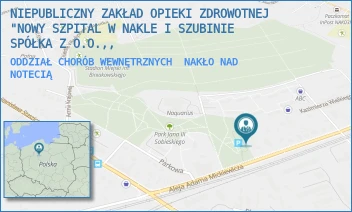 ODDZIAŁ CHORÓB WEWNĘTRZNYCH - NOWY SZPITAL W NAKLE I SZUBINIE SPÓŁKA Z O.O. - MICKIEWICZA 7,  NAKŁO NAD NOTECIĄ