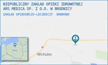 ZAKŁAD OPIEKUŃCZO-LECZNICZY - NIEPUBLICZNY ZAKŁAD OPIEKI ZDROWOTNEJ ARS MEDICA SP. Z O.O. W BRODNICY - WICHULEC 14,  BOBROWO