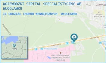 II ODDZIAŁ CHORÓB WEWNĘTRZNYCH - WOJEWÓDZKI SZPITAL SPECJALISTYCZNY WE WŁOCŁAWKU - WIENIECKA 49,  WŁOCŁAWEK