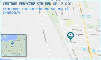 CAŁODOBOWE CENTRUM MEDYCZNE SIR MED COL - CENTRUM MEDYCZNE SIR MED SP. Z O.O. - STAROPOZNAŃSKA 131-133,  INOWROCŁAW