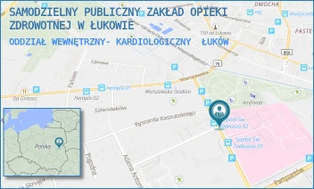 ODDZIAŁ WEWNĘTRZNY- KARDIOLOGICZNY - SAMODZIELNY PUBLICZNY ZAKŁAD OPIEKI ZDROWOTNEJ W ŁUKOWIE - DR ANDRZEJA ROGALIŃSKIEGO 3,  ŁUKÓW