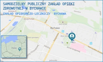 ZAKŁAD OPIEKUŃCZO-LECZNICZY - SAMODZIELNY PUBLICZNY ZAKŁAD OPIEKI ZDROWOTNEJ W BYCHAWIE - PIŁSUDSKIEGO 26-30,  BYCHAWA
