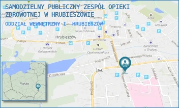 ODDZIAŁ WEWNĘTRZNY I - SAMODZIELNY PUBLICZNY ZESPÓŁ OPIEKI ZDROWOTNEJ W HRUBIESZOWIE - JÓZEFA PIŁSUDSKIEGO 11,  HRUBIESZÓW