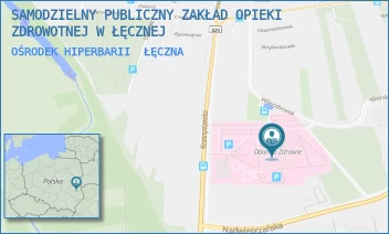 OŚRODEK HIPERBARII - SAMODZIELNY PUBLICZNY ZAKŁAD OPIEKI ZDROWOTNEJ W ŁĘCZNEJ - KRASNYSTAWSKA 52,  ŁĘCZNA