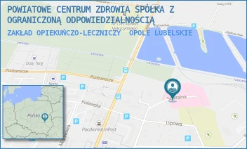 ZAKŁAD OPIEKUŃCZO-LECZNICZY - POWIATOWE CENTRUM ZDROWIA SPÓŁKA Z OGRANICZONĄ ODPOWIEDZIALNOŚCIĄ - SZPITALNA 9,  OPOLE LUBELSKIE