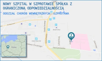 ODDZIAŁ CHORÓB WEWNĘTRZNYCH - NOWY SZPITAL W SZPROTAWIE SPÓŁKA Z OGRANICZONĄ ODPOWIEDZIALNOŚCIĄ - UL. HENRYKOWSKA 1,  SZPROTAWA