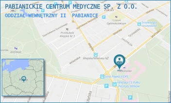 ODDZIAŁ WEWNĘTRZNY II - PABIANICKIE CENTRUM MEDYCZNE SP. Z O.O. - UL. JANA PAWŁA II 68,  PABIANICE