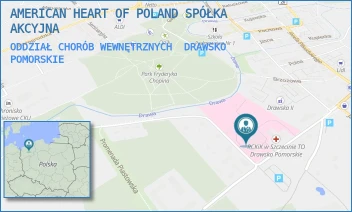ODDZIAŁ CHORÓB WEWNĘTRZNYCH - AMERICAN HEART OF POLAND SPÓŁKA AKCYJNA - BOLESŁAWA CHROBREGO 4,  DRAWSKO POMORSKIE