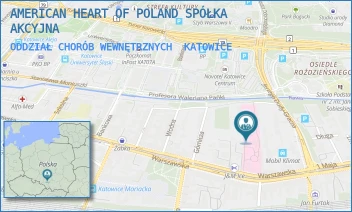 ODDZIAŁ CHORÓB WEWNĘTRZNYCH - AMERICAN HEART OF POLAND SPÓŁKA AKCYJNA - UL. WARSZAWSKA 52,  KATOWICE