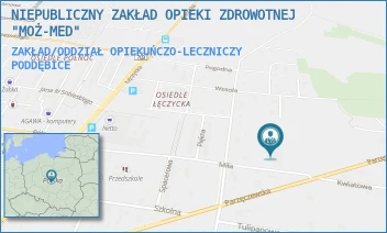 ZAKŁAD/ODDZIAŁ OPIEKUŃCZO-LECZNICZY - NIEPUBLICZNY ZAKŁAD OPIEKI ZDROWOTNEJ "MOŻ-MED" - UL. MIŁA 27,  PODDĘBICE