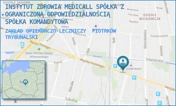 ZAKŁAD OPIEKUŃCZO-LECZNICZY - INSTYTUT ZDROWIA MEDICALL SPÓŁKA Z OGRANICZONĄ ODPOWIEDZIALNOŚCIĄ SPÓŁKA KOMANDYTOWA - UL. WOJSKA POLSKIEGO 77,  PIOTRKÓW TRYBUNALSKI