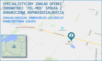 ZAKŁAD/ODDZIAŁ OPIEKUŃCZO-LECZNICZY - SPECJALISTYCZNY ZAKŁAD OPIEKI ZDROWOTNEJ 'FEL-MED' SPÓŁKA Z OGRANICZONĄ ODPOWIEDZIALNOŚCIĄ - UL. LUTOMIERSKA 26-30A,  KONSTANTYNÓW ŁÓDZKI