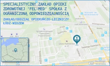 ZAKŁAD/ODDZIAŁ OPIEKUŃCZO-LECZNICZY - SPECJALISTYCZNY ZAKŁAD OPIEKI ZDROWOTNEJ 'FEL-MED' SPÓŁKA Z OGRANICZONĄ ODPOWIEDZIALNOŚCIĄ - UL. SZPITALNA 6,  ŁÓDŹ-WIDZEW