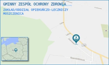 ZAKŁAD/ODDZIAŁ OPIEKUŃCZO-LECZNICZY - GMINNY ZESPÓŁ OCHRONY ZDROWIA - UL. PIOTRKOWSKA 27,  MOSZCZENICA