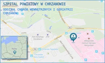 ODDZIAŁ CHORÓB WEWNĘTRZNYCH I GERIATRII - SZPITAL POWIATOWY W CHRZANOWIE - UL. TOPOLOWA 16,  CHRZANÓW