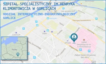 ODDZIAŁ INTERNISTYCZNO-ENDOKRYNOLOGICZNY - SZPITAL SPECJALISTYCZNY IM.HENRYKA KLIMONTOWICZA W GORLICACH - UL. WĘGIERSKA 21,  GORLICE