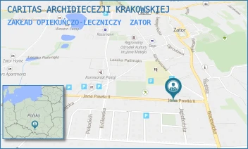 ZAKŁAD OPIEKUŃCZO-LECZNICZY - CARITAS ARCHIDIECEZJI KRAKOWSKIEJ - UL. JANA PAWŁA II 1,  ZATOR