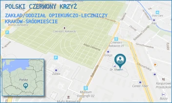 ZAKŁAD/ODDZIAŁ OPIEKUŃCZO-LECZNICZY - POLSKI CZERWONY KRZYŻ - UL. OLSZAŃSKA 5,  KRAKÓW-ŚRÓDMIEŚCIE