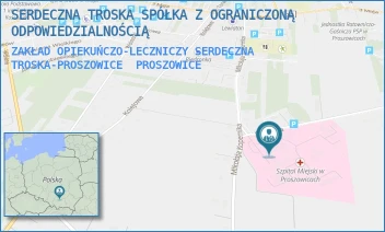 ZAKŁAD OPIEKUŃCZO-LECZNICZY SERDECZNA TROSKA-PROSZOWICE - SERDECZNA TROSKA SPÓŁKA Z OGRANICZONĄ ODPOWIEDZIALNOŚCIĄ - UL. MIKOŁAJA KOPERNIKA 13,  PROSZOWICE