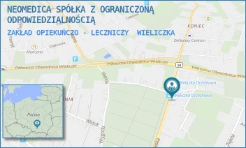 ZAKŁAD OPIEKUŃCZO - LECZNICZY - NEOMEDICA SPÓŁKA Z OGRANICZONĄ ODPOWIEDZIALNOŚCIĄ - UL. CZARNOCHOWSKA 23,  WIELICZKA