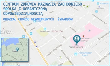ODDZIAŁ CHORÓB WEWNĘTRZNYCH - CENTRUM ZDROWIA MAZOWSZA ZACHODNIEGO SPÓŁKA Z OGRANICZONĄ ODPOWIEDZIALNOŚCIĄ - LIMANOWSKIEGO 30,  ŻYRARDÓW