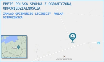 ZAKŁAD OPIEKUŃCZO-LECZNICZY - EMEIS POLSKA SPÓŁKA Z OGRANICZONĄ ODPOWIEDZIALNOŚCIĄ - 15A,  WÓLKA OSTROŻEŃSKA