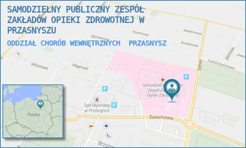 ODDZIAŁ CHORÓB WEWNĘTRZNYCH - SAMODZIELNY PUBLICZNY ZESPÓŁ ZAKŁADÓW OPIEKI ZDROWOTNEJ W PRZASNYSZU - SADOWA 9,  PRZASNYSZ