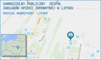 ODDZIAŁ WEWNĘTRZNY - SAMODZIELNY PUBLICZNY  ZESPÓŁ ZAKŁADÓW OPIEKI ZDROWOTNEJ W LIPSKU - JĘDRZEJA ŚNIADECKIEGO 2,  LIPSKO