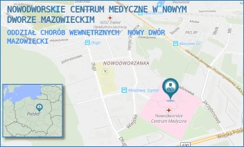 ODDZIAŁ CHORÓB WEWNĘTRZNYCH - NOWODWORSKIE CENTRUM MEDYCZNE W NOWYM DWORZE MAZOWIECKIM - MIODOWA 2,  NOWY DWÓR MAZOWIECKI