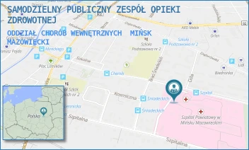 ODDZIAŁ CHORÓB WEWNĘTRZNYCH - SAMODZIELNY PUBLICZNY ZESPÓŁ OPIEKI ZDROWOTNEJ - SZPITALNA 37,  MIŃSK MAZOWIECKI