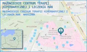 MAZOWIECKIE CENTRUM TERAPII HIPERBARYCZNEJ I LECZENIA RAN - MAZOWIECKIE CENTRUM TERAPII HIPERBARYCZNEJ I LECZENIA RAN - WOŁOSKA 137/BUD."O",  WARSZAWA