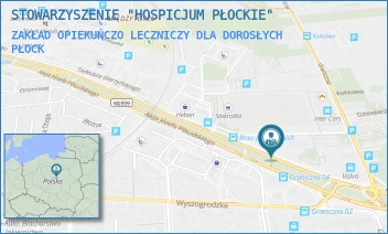 ZAKŁAD OPIEKUŃCZO LECZNICZY DLA DOROSŁYCH - STOWARZYSZENIE "HOSPICJUM PŁOCKIE" - PIŁSUDSKIEGO 37,  PŁOCK