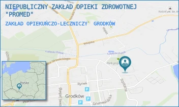 ZAKŁAD OPIEKUŃCZO-LECZNICZY - NIEPUBLICZNY ZAKŁAD OPIEKI ZDROWOTNEJ "PROMED" - UL. UL.SZPITALNA 13,  GRODKÓW