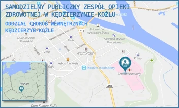 ODDZIAŁ CHORÓB WEWNĘTRZNYCH - SAMODZIELNY PUBLICZNY ZESPÓŁ OPIEKI ZDROWOTNEJ W KĘDZIERZYNIE-KOŹLU - UL. ROOSEVELTA 2,  KĘDZIERZYN-KOŹLE