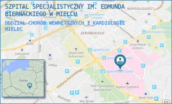 ODDZIAŁ CHORÓB WEWNĘTRZNYCH I KARDIOLOGII - SZPITAL SPECJALISTYCZNY IM. EDMUNDA BIERNACKIEGO W MIELCU - UL. ŻEROMSKIEGO 22,  MIELEC