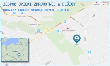 ODDZIAŁ CHORÓB WEWNĘTRZNYCH - ZESPÓŁ OPIEKI ZDROWOTNEJ W DĘBICY - KRAKOWSKA 91,  DĘBICA