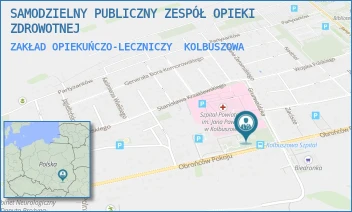 ZAKŁAD OPIEKUŃCZO-LECZNICZY - SAMODZIELNY PUBLICZNY ZESPÓŁ OPIEKI ZDROWOTNEJ - UL. OBROŃCÓW POKOJU 74 A,  KOLBUSZOWA