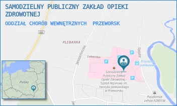 ODDZIAŁ CHORÓB WEWNĘTRZNYCH - SAMODZIELNY PUBLICZNY ZAKŁAD OPIEKI ZDROWOTNEJ - UL. SZPITALNA 16,  PRZEWORSK